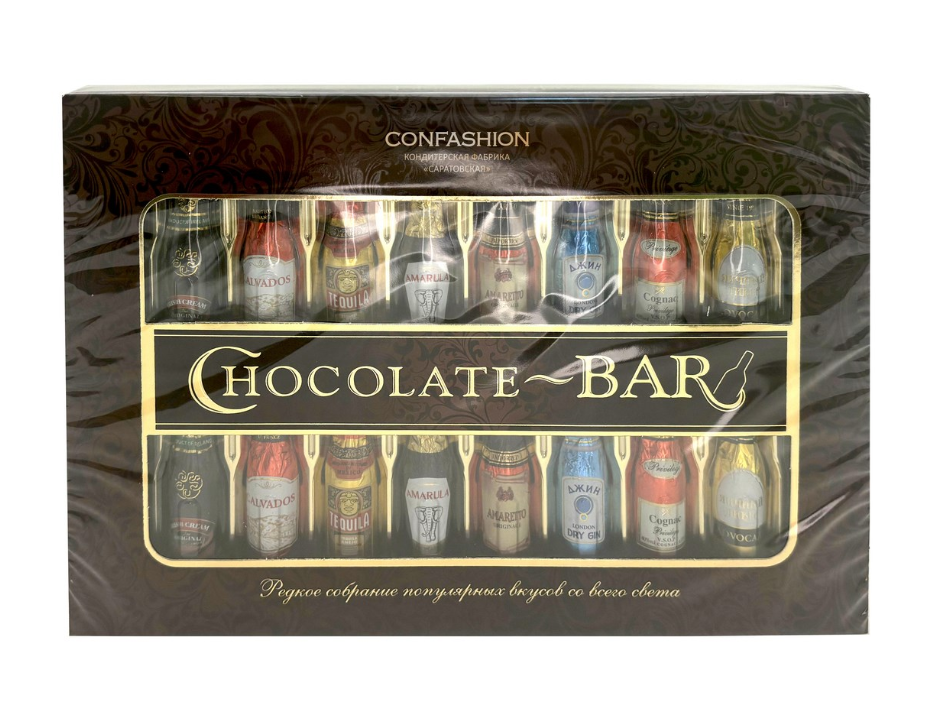 Конфеты ШОКОЛАД БАР 240гр 1/10шт Саратовская