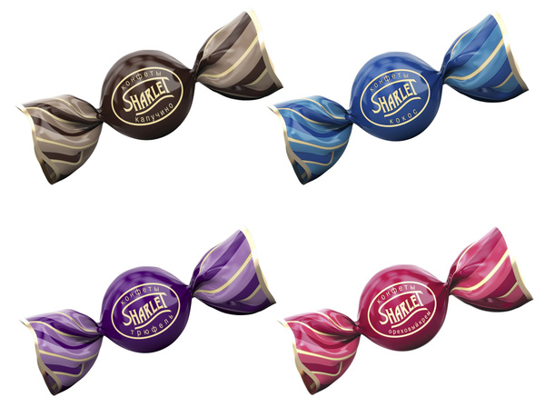 Конфеты SHARLET Ассорти 1/4кг Сладкий орешек