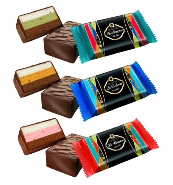 Конфеты LA BOHEME Ассорти 1/2кг Сладкий орешек