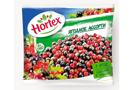 Заморож HORTEX 400гр Ягодное ассорти 1/14шт