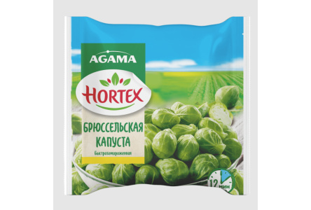 Заморож AGAMA 400гр Брюссельская капуста 1/14шт