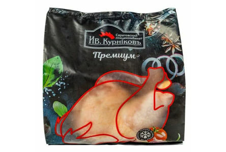 Бедро куриное КУРНИКОВ без кожи для жарки Премиум фирм пакет 1/10кг
