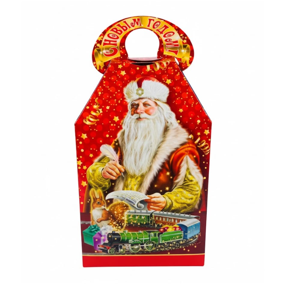Подарок новогодний ЗАПИСКИ ДЕДА МОРОЗА 500гр 1/10шт №006