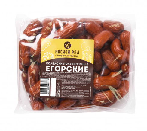 Колбаски полукопченые РАТИМИР 250гр Егорские 1/1шт