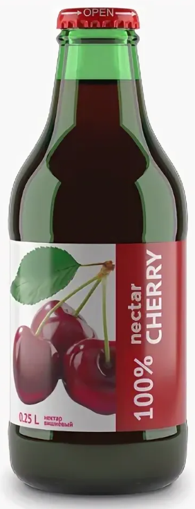 Нектар BARINOFF 250мл Вишня ст/б 1/10шт