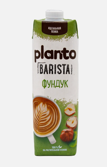 Напиток соевый PLANTO 1л 1% Фундук т/п 1/12шт