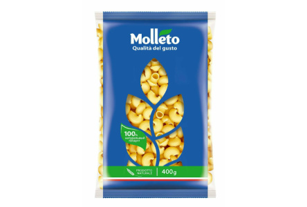 Макаронные изделия МАКФА MOLLETO 400гр Гребешки петушиные 1/20шт