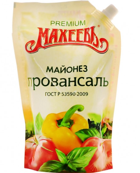 Майонез МАХЕЕВЪ 190гр Провансаль премиум 50,5% д/п 1/20шт