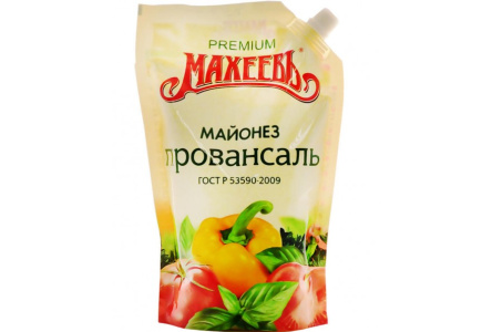 Майонез МАХЕЕВЪ 190гр Провансаль премиум 50,5% д/п 1/20шт