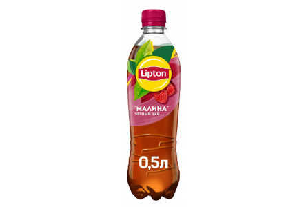 Чай холодный LIPTON 0,5л Малина ПЭТ 1/12шт