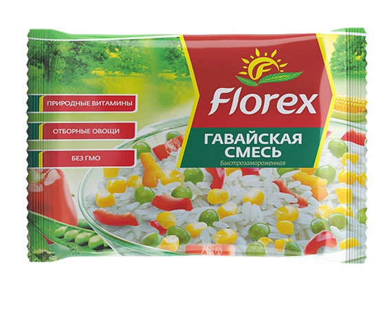 Заморож FLOREX 400гр Смесь Гавайская 1/5шт