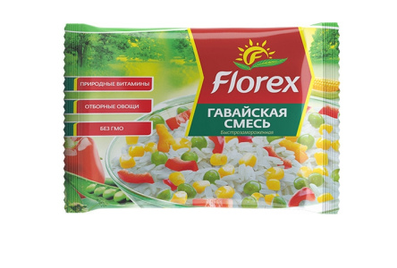 Заморож FLOREX 400гр Смесь Гавайская 1/5шт