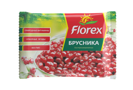 Заморож FLOREX 300гр Брусника 1/12шт
