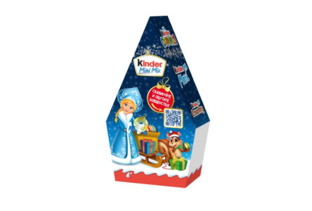 Подарок новогодний  KINDER MIX 130гр 1/24шт