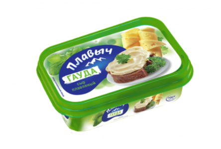 Сыр плавленый ПЛАВЫЧ 180гр 45% Гауда 1/16шт