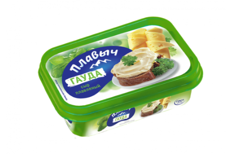 Сыр плавленый ПЛАВЫЧ 180гр 45% Гауда 1/16шт
