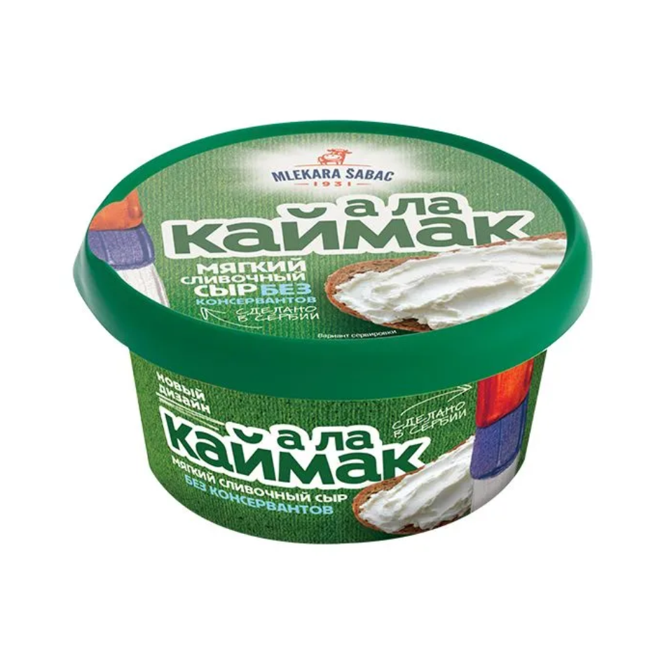 Сыр мягкий 150гр 60% А ля Каймак 1/12шт