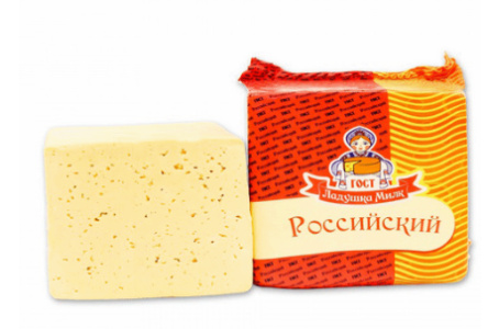 Продукт сырный сычужный Сливочный 50% Ладушка Милк