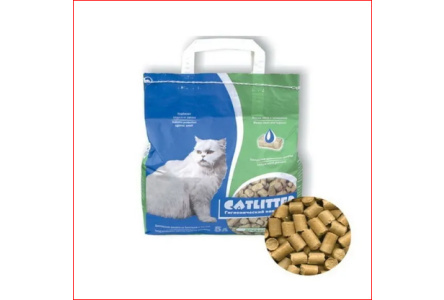 Наполнитель CATLITTER 5л древесный 1/1шт
