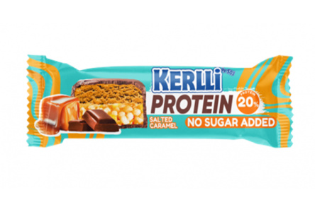 Батончик злаковый KERLLI 45гр Карамель б/сахара 1/12шт