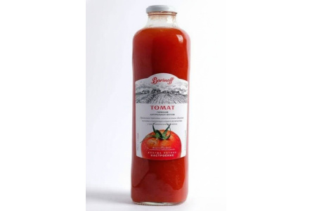 Нектар BARINOFF 1л Томат с мякотью ст/б 1/8шт