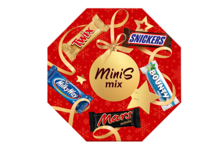 Набор новогодний MIX MINIS 262гр Восьмиугольник 1/10шт