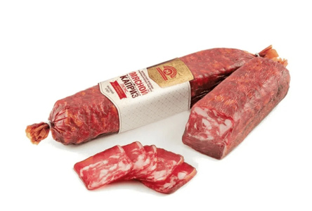 Колбаса сырокопченая БЕЛОРУССКИЕ РЕЦЕПТЫ Мясной каприз в/у Беларусь