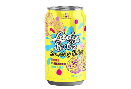 Чай холодный  MADAM HONG 320мл Bubble tea Личи/маракуйя 1/24шт