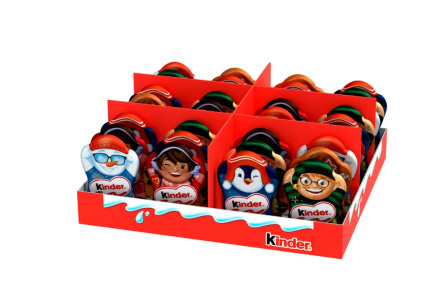 Шоколад фигурный KINDER 35гр Молочный 1/36шт