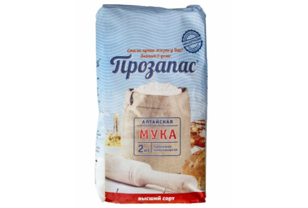 Мука ПРОЗАПАС 2кг в/с ГОСТ 1/6шт