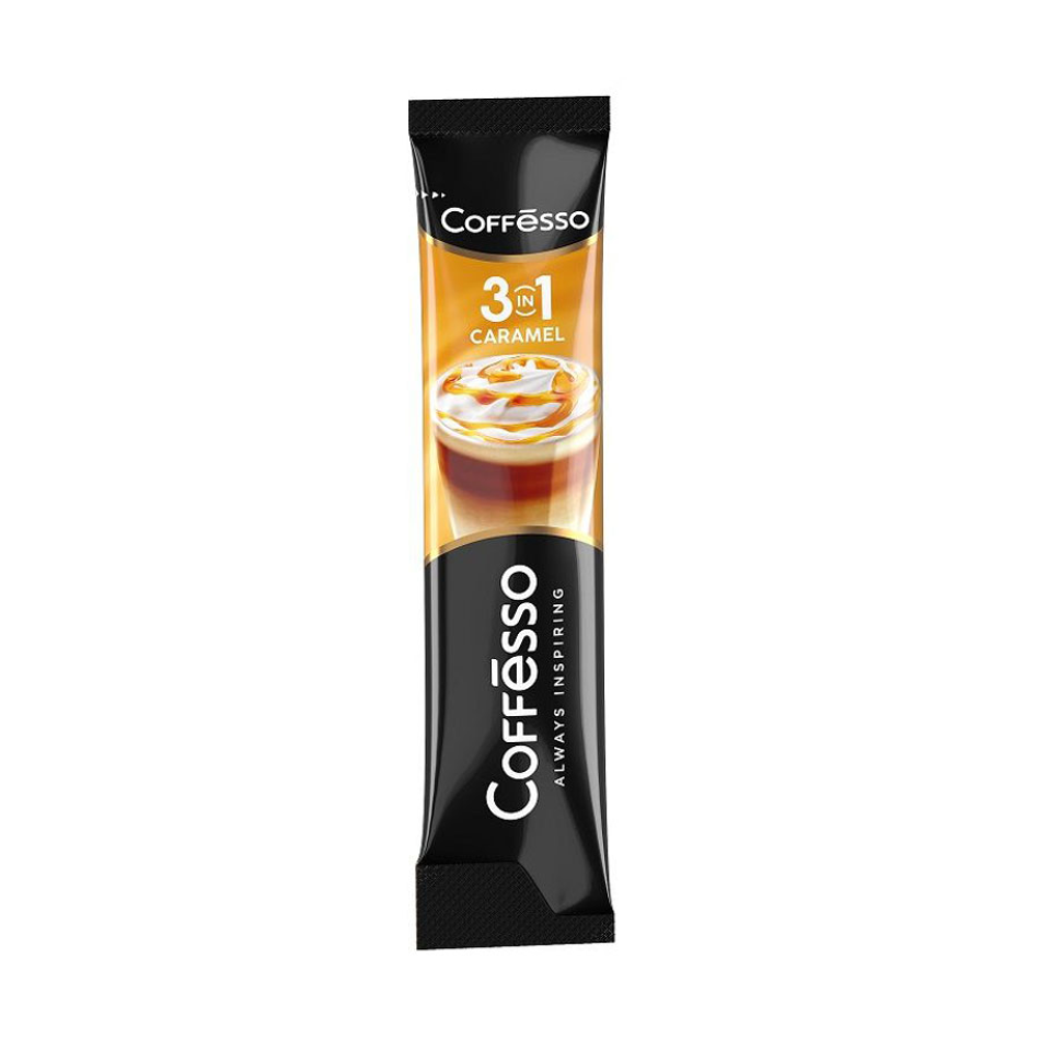 Кофе растворимый COFFESSO 3в1 15гр Caramel 1/1шт