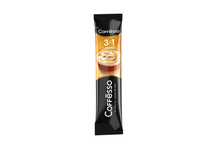 Кофе растворимый COFFESSO 3в1 15гр Caramel 1/1шт
