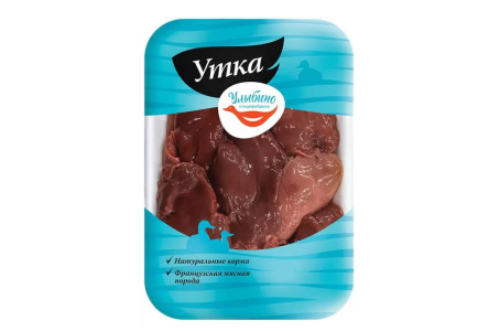 Печень утенка 500гр Улыбино ПФ 1/10шт