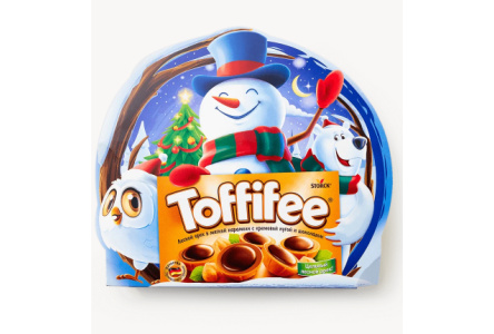 Набор конфет TOFFIFEE 125гр Снеговик 1/16шт