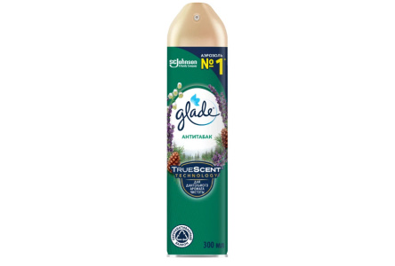 Освежитель воздуха GLADE 300мл Антитабак 1/12шт