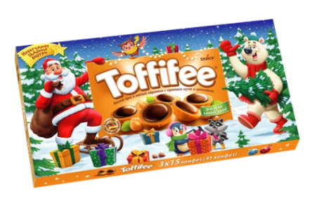 Набор конфет TOFFIFEE 375гр Полярный медведь и друзья 1/12шт