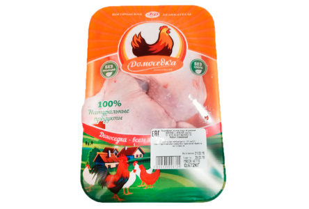 Окорочок куриный ДОМОСЕДКА на подложке вес