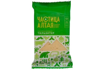 Сыр ЧАСТИЦА АЛТАЯ 180гр 45% Тильзитер флоупак 1/6шт БЗМЖ