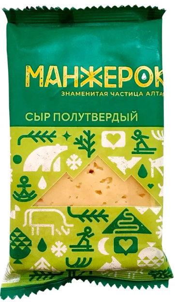 Сыр ЧАСТИЦА АЛТАЯ 180гр 50% Манжерок флоупак 1/6шт БЗМЖ