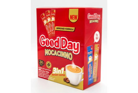 Кофе растворимый GOOD DAY Мокачино 20гр 3в1 стик 1/24шт