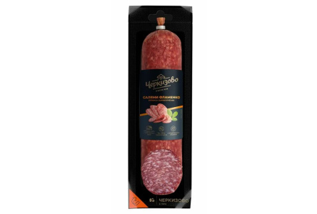 Колбаса сырокопченая ЧЕРКИЗОВО 250гр Салями фламенко срез 1/6шт