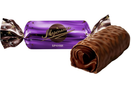 Конфеты МАРСИАНКА СБИВНАЯ 200гр Брауни 1/9шт