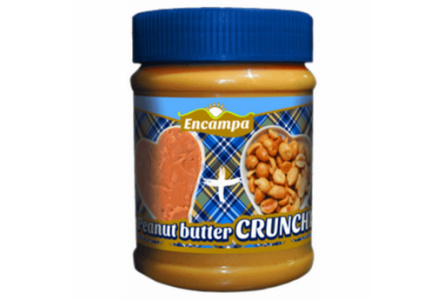 Паста арахисовая ENCAMPA 340гр Crunchy 1/12шт