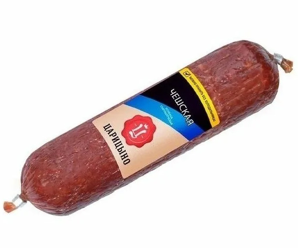 Колбаса сырокопченая ЦАРИЦЫНО 200гр Чешская 1/10шт