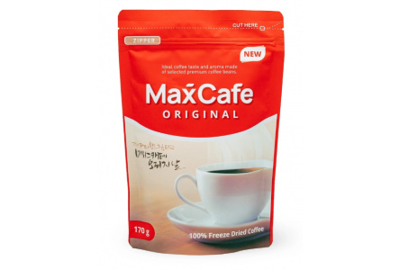 Кофе растворимый MAXCAFE 170гр Original 1/16шт