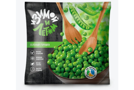 Заморож И ЗИМОЙ И ЛЕТОМ 400гр Горошек зеленый 1/20шт