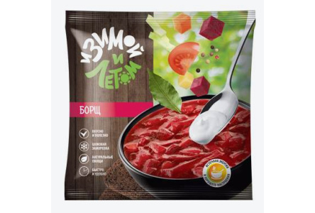 Заморож И ЗИМОЙ И ЛЕТОМ 400гр Смесь овощная Борщ 1/20шт