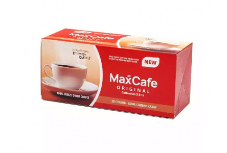 Кофе растворимый MAXCAFE 3в1 12гр Original 20стиков 1/20шт