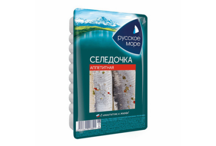 Пресервы РУССКОЕ МОРЕ 230гр Сельдь Аппетитная в масле филе 1/6шт