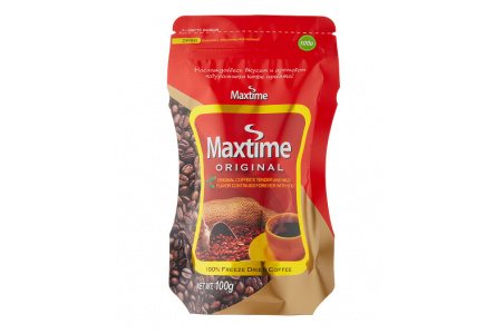 Кофе растворимый MAXTIME Original 100гр м/у 1/20шт